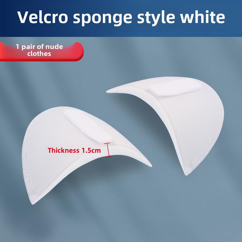 Beautiful Right-angle Silicone Shoulder Pads for Men and Women - Sponge Padding for Narrow Shoulders, Invisible, Anti-slip Stickers