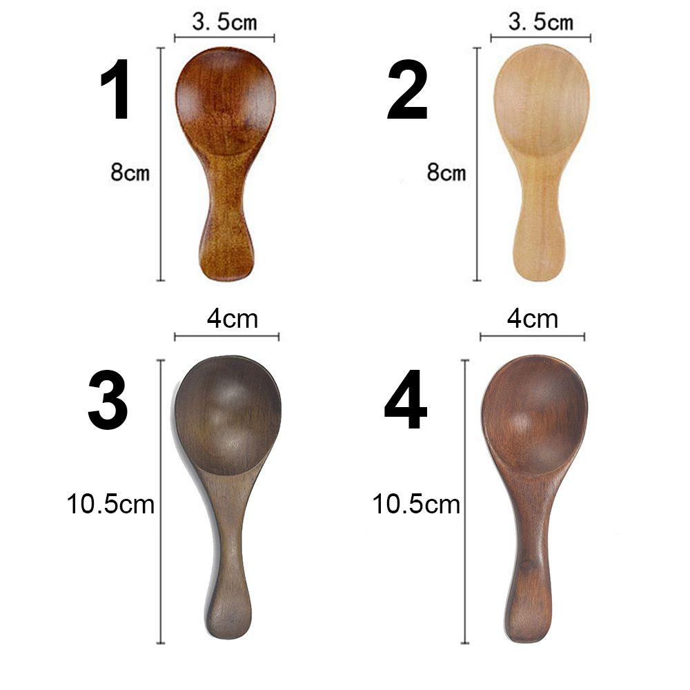 Cooking Tools Flatware Natural Coffee Tea Salt Wood Spoons Sugar Spoon Small Mini