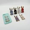 Cute Rabbit Phone Grip Stand Foldable Adjustable Universal Compatibility Cartoon Bunny Design Secure Grip for Smartphones and Tablets