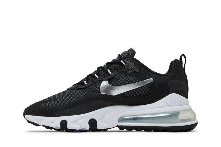 Мужские кроссовки Nike Air Max 270 React Металлический серебристый Черный/Металлический серебристый/Белый