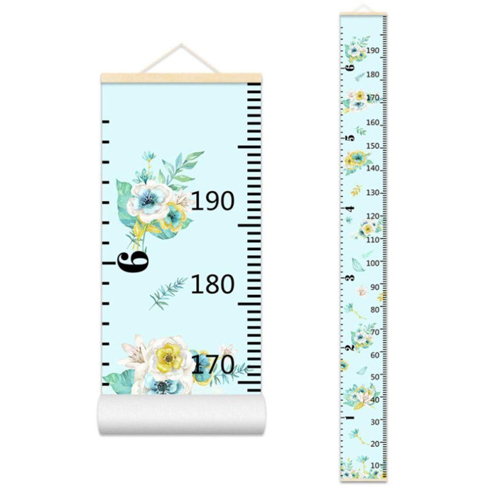 Тканевая таблица роста ребенка с рисунком на стене, линейка для измерения, украшение для дома