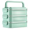 Stainless Steel Insulated Lunch Box Students Office Workers - 2 To 5 Tier Bento Container With Utensils Optional