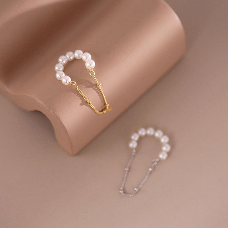 Не прокалывать Благополучие Материнская ракушка Жемчужина Кисточка Серьги-клипсы Ухо Косточка Клипса Фея Воздушные Серьги