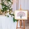 Personalised Fingerprint Tree Canvas Wedding Guest Book Creative Poster Wedding Gift Signature Marriage Souvenir for Party Decor