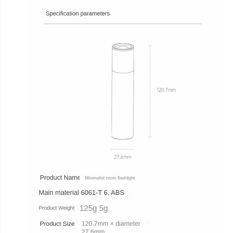 Xiaomi Nextool Минималистичный фонарик Портативный перезаряжаемый уличный ультра яркий дальний сверхдлинный бытовой фонарик