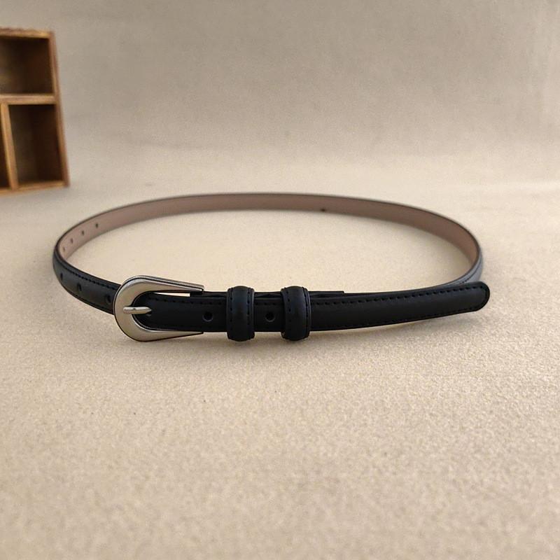 Стиль Минимализм Женский Поясной Ремень Металлическая Пряжка Пояс для Платья Костюма Формирующее Белье