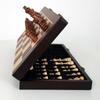 Premium Pine Wood Chess for Gift (pocket Instructions) Handcrafted Top Assembly 2 Queens, Korea Representative Board Game