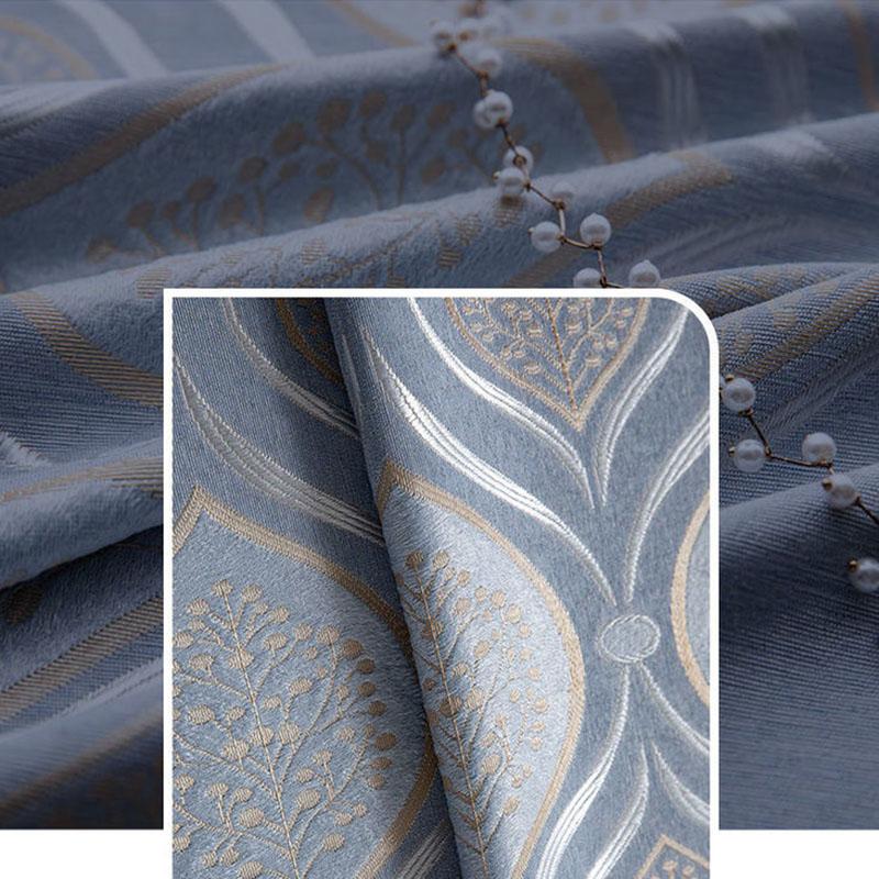 Плотные шторы в скандинавском стиле, простая гостиная, спальня, дом, изоляция, эркер, карниз для штор