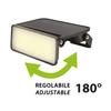 Luminaire D'exterieur > Balise Solaire - Borne Solaire - MAYA XL : Projecteur LED solaire 1600 lumens. Réglable. Avec détecteur de