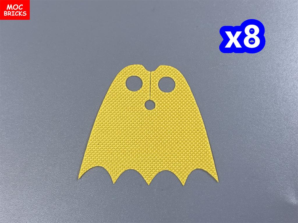 Нетоксичные кубики Moc Серия Бэтмен Плащ 4см Фигурка Тело Шлем Головной убор Частицы DIY Игрушки Детские Подарки на День Рождения