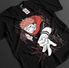Рубашка Jujutsu Kaisen Itadori Yuji футболка Sukuna Gojo Top JJK Аниме Футболка унисекс