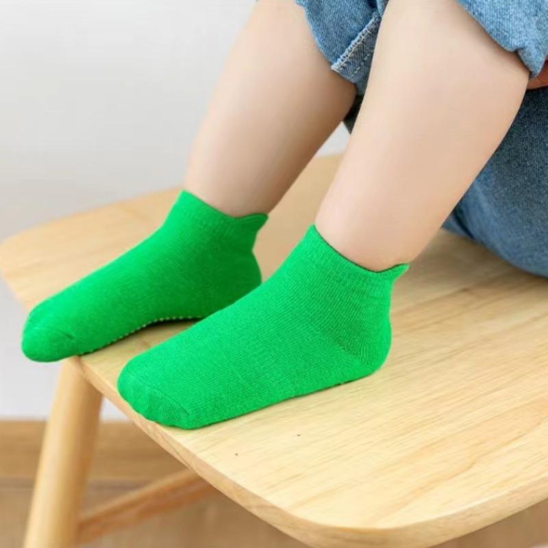 6 пар детских носков, милые нескользящие детские носки, хлопковые носки для мальчиков и девочек