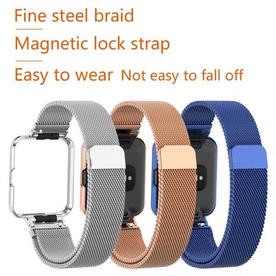 Миланский ремешок для Xiaomi Mi Watch Lite Smart Watch, металлический каркас, защитный чехол, браслет, ремешок для часов Redmi Watch 2 Lite Correa