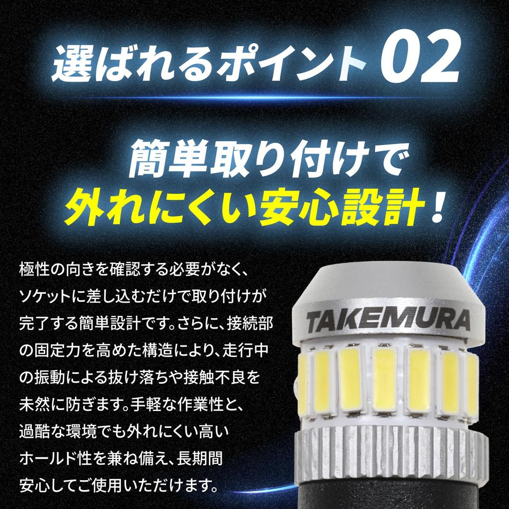 Takenous Светодиодная габаритная лампа T10 24V 12V Желтая для подсветки номера и салона 2 шт.