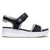 Timberland Лос-Анджелес Ветер Прочные Спортивные Сандалии Женские Сандалии Черный Белый A23AM001