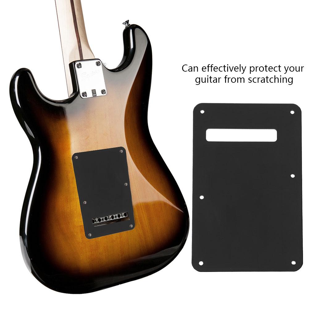 Накладка Тремоло Крышка Отсека Задняя Крышка для Электрогитары ST Стиля (черный)