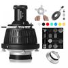 AMBITFUL AL-16 Focus Conical Snout Optical Condenser Art Beam Light Cylinder with Bowens Mount Special Effects Shape and Color Gel, with Aperture Ring