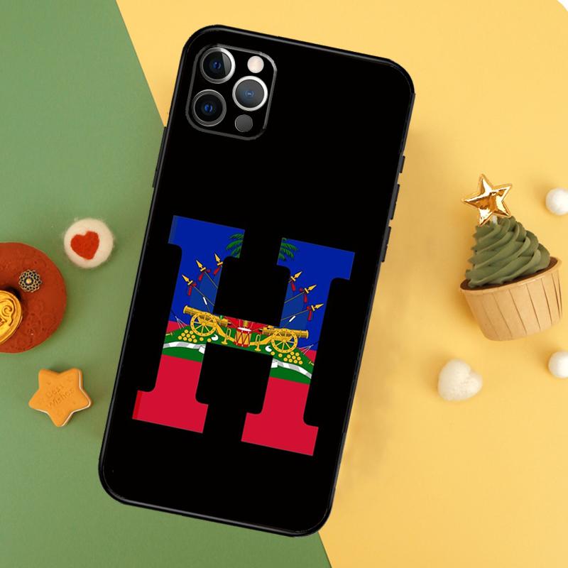Vintage Haiti Haitian Flag Phone Case For iPhone 17 16 14 13 12 11 15 Pro Max 12 13 Mini 16E 17 Air Shockproof Cover