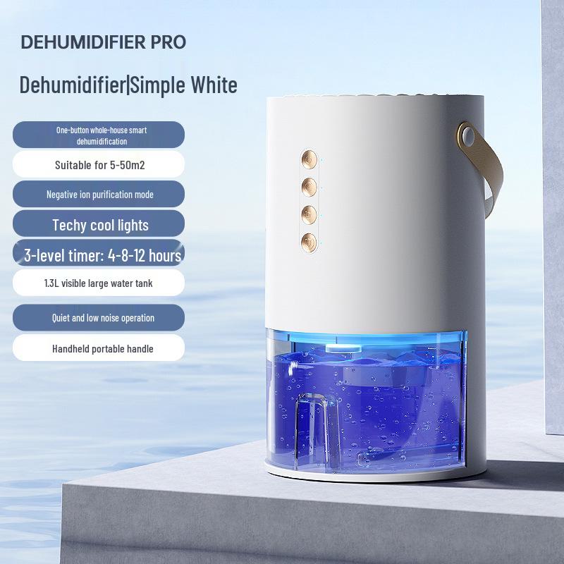 Бесшумный осушитель Huinan и очиститель воздуха с отрицательными ионами для дома, спальни