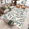 Retro Boho Floral Carpet Living Room Bedroom Balcony Sofa Table Door Entrance Rug Non-slip Machine Washable Home Decoration Mat