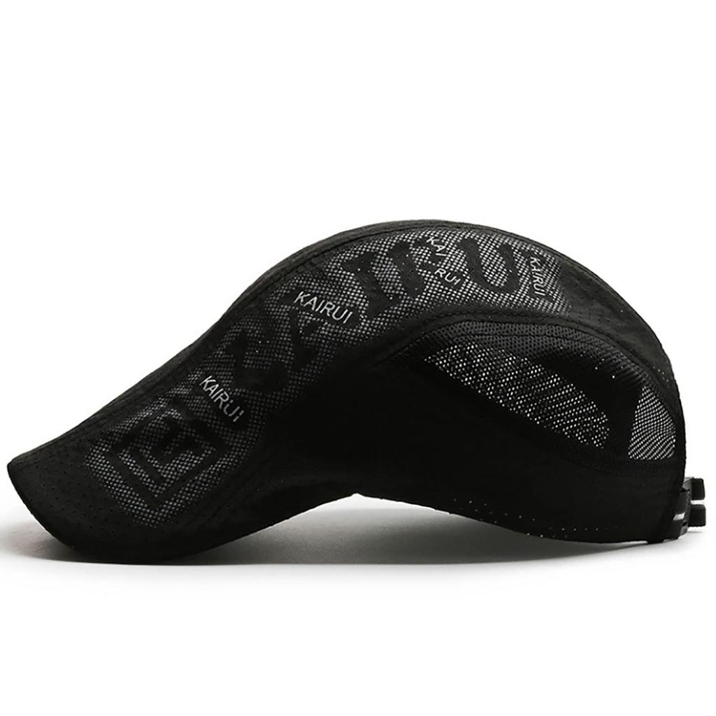 Кепка охотничья сетчатая WHITE FANG для Quick CA465 Спорт, Бег, Легкая, Быстросохнущая, Мужская (Темно-серый)