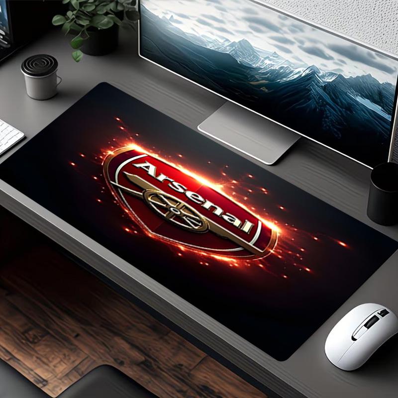 football team F.C Print Mouse Pad, for Keyboard Pad Laptop PC Mat for Office Home Use, Desk Decor, Perfect Birthday Gift for Gamers