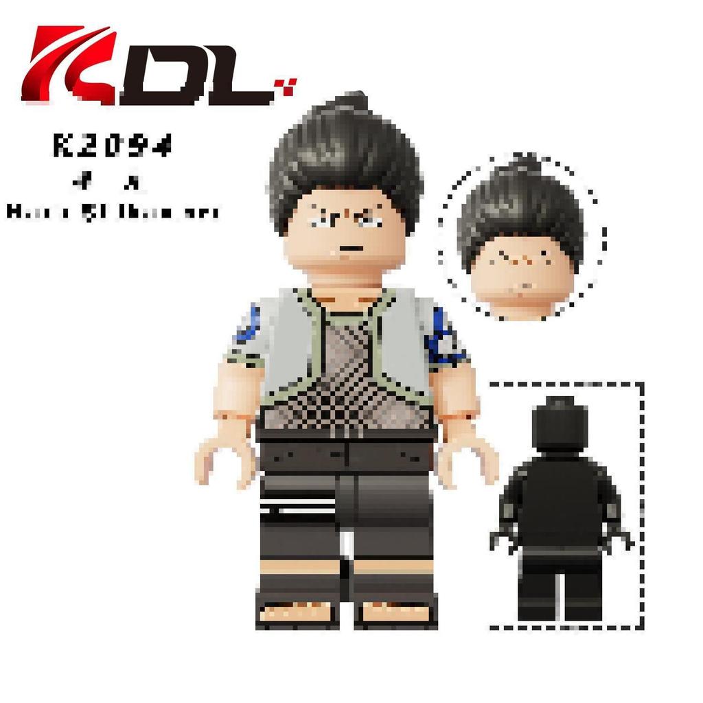 KDL813 Набор фигурок-конструкторов для детей Аниме Ниндзя Образовательный