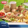 Одноразовые ланч-боксы из крафт-бумаги Meiliya