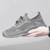 Fashion Men Sneakers Mesh Breathable Man Grey Running Tennis Shoe Comfortable Outdoor Sports Shoes for Men Casual Shoes Tenis Masculino