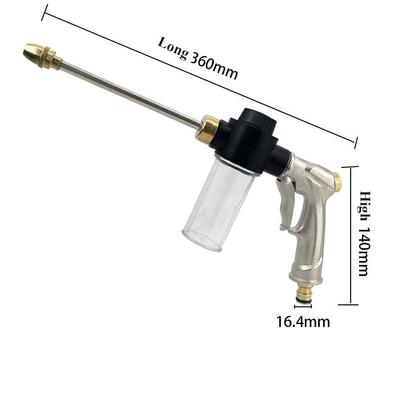Инструмент для мойки автомобиля, распылитель высокого давления, металлический шланг, распылитель пены, инструмент для полива сада, для мытья автомобилей, полива растений, домашних животных, душа