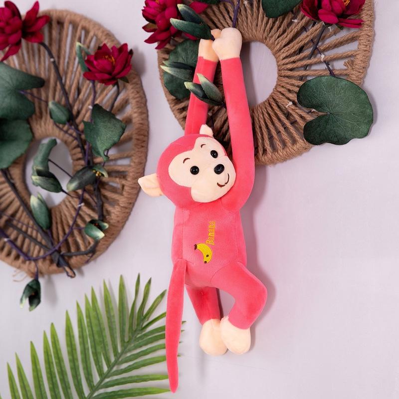 Cartoon Monkey Doll With Sound And Window Curtain Design