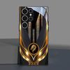 Стеклянный чехол для телефона Black Gold Technology Longzi Tu подходит для Samsung Galaxy S26 S25 S24 S22 S21 S20 FE/Ultra/Plus противоударный