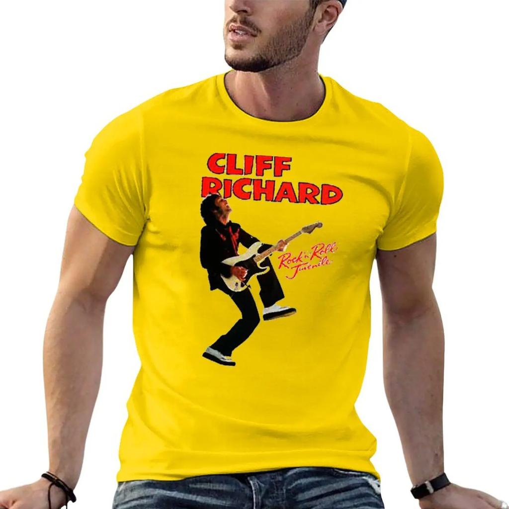Футболка Cliff Richard таможенная графическая футболка оверсайз графическая футболка футболки мужские