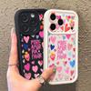 Heart Print Pattern Phone Case For iPhone Air 17 16e 16 15 Pro Max 16 14 Plus 13 12 11 Pro Max 7 8 Shockproof Soft TPU Silicone Cover