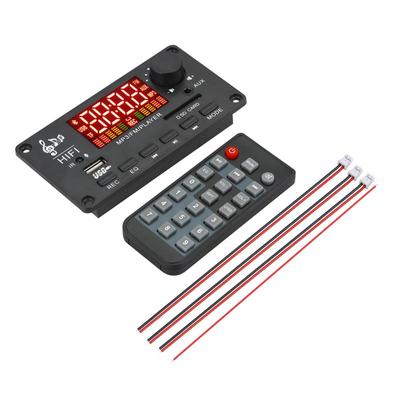 Усилитель 2x50 Вт, 12 В, Bluetooth-совместимый аудиодекодер Mp3, плата с цветным экраном, запись вызовов Jx-y04