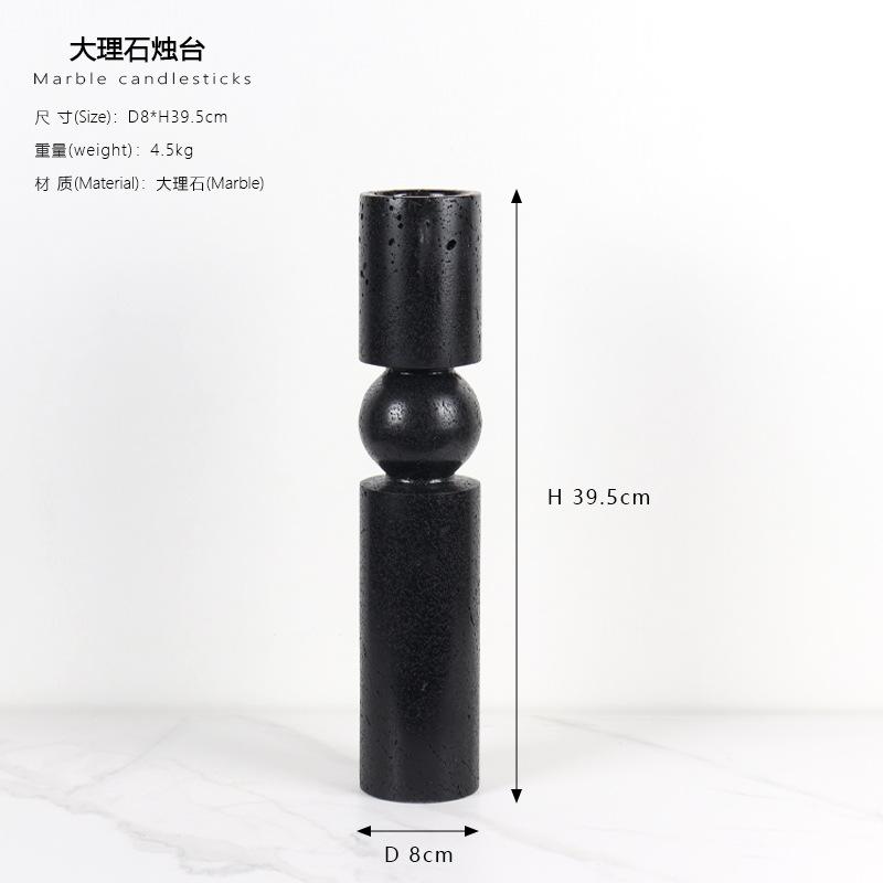 Домашний декор Мраморный подсвечник тумба под телевизор настольные украшения подсвечник свадебное украшение подсвечники декор для стола