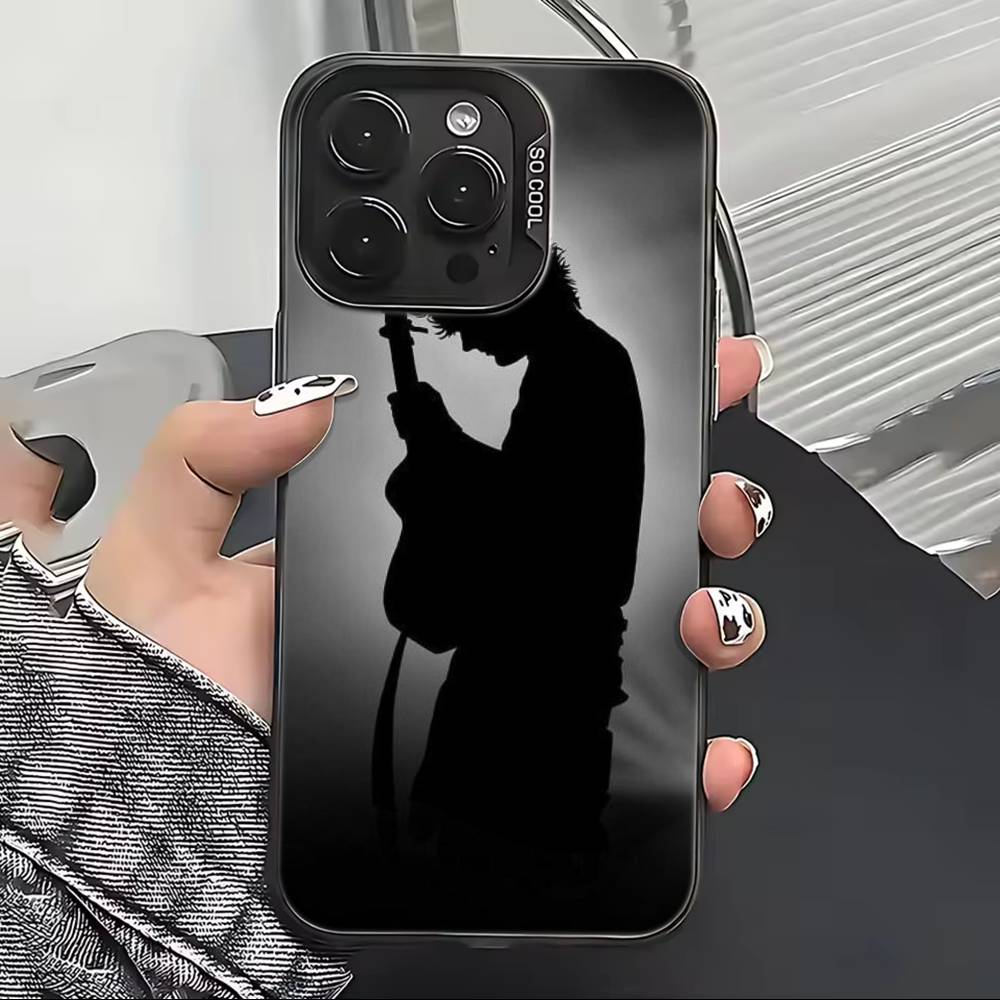 Чехол для телефона с изображением Эда Ширана для iPhone 17,16,15,14,13,12,11 Plus,Pro Max,XS, Цветной Серебристый Черный Чехол