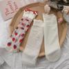 Summer Cute Japanese Ruffles Lace College Style Lolita Socks Tube Socks Cartoon Women Hosiery