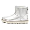 Classic Mini Warm Comfortable Outdoor Casual Zipper Snow Boots Women Boots Silver 1122670-SLVM