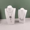 Mannequin Linen Necklace Pendant Chain Jewelry Bust Neck Display Stand Holder