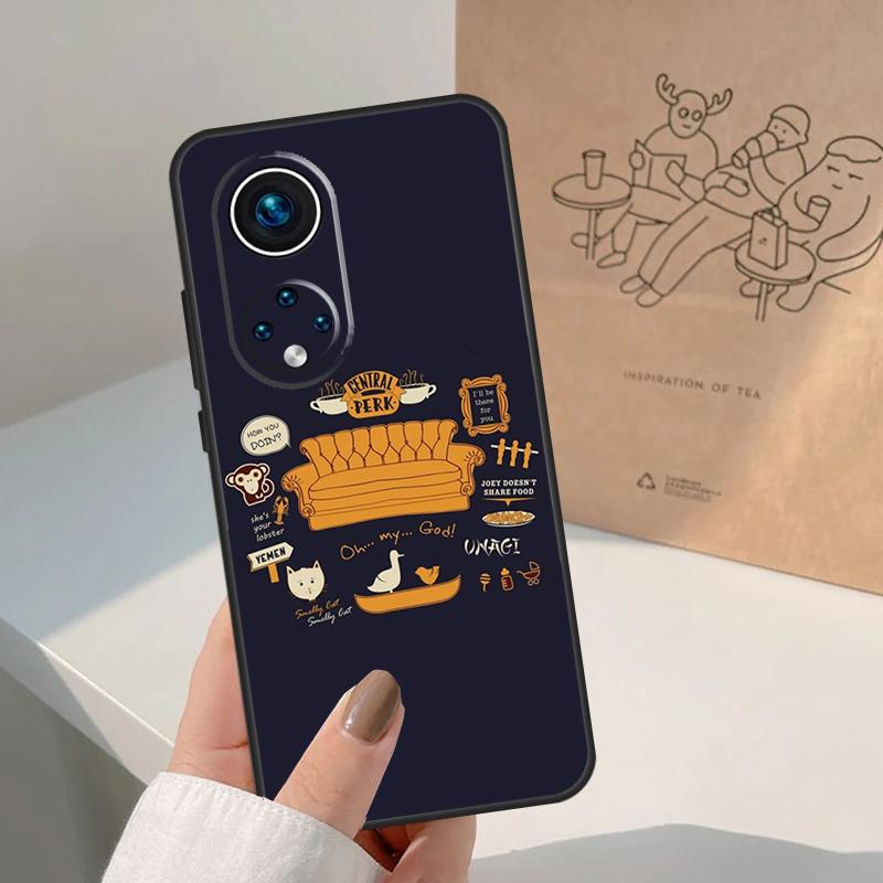 Чехол для телефона Honor Magic 5 6 7 Lite с изображением из сериала Друзья Чехол для Honor 400 200 Pro X9c X9b X9a X8a X8b X9 50 70 90