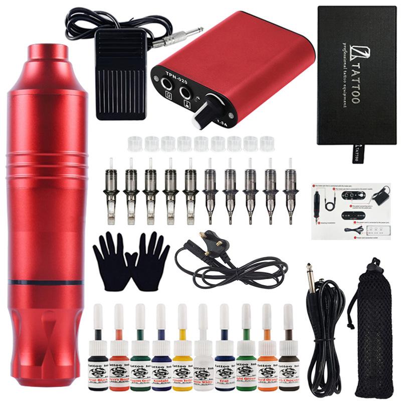 Набор моторных ручек для татуировок Набор ручек для татуировок Полный комплект оборудования для практики татуировки