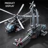 SEMBO BLOCK Z-20T Helicopter Military Fighter Building Blocks MOC City Army Plane Model Assembly Bricks Kids Toys Holiday Gifts