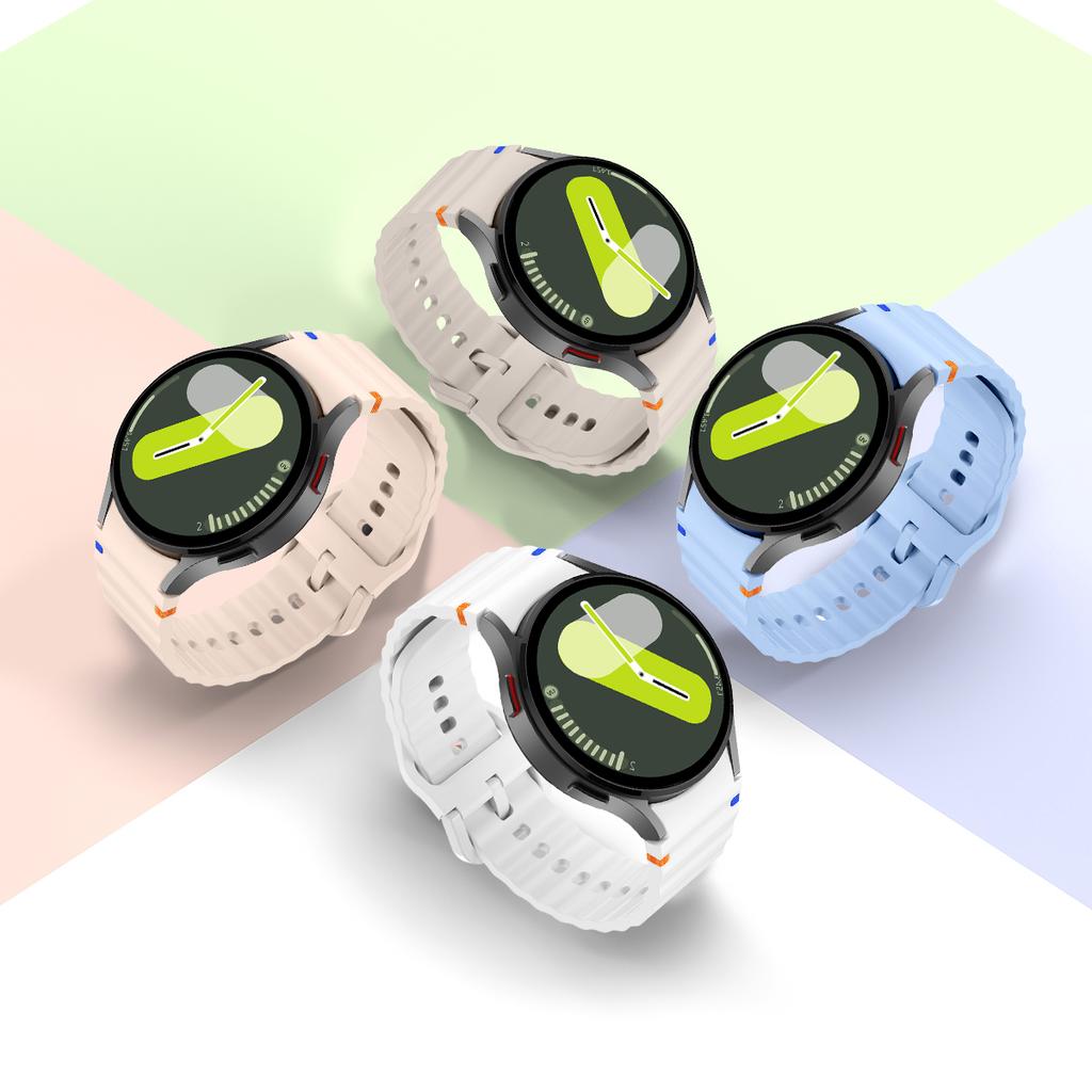 Silicone Strap For Samsung Galaxy Watch 8 7 6 5 40mm 44mm 5Pro 45mm Bracelet For Galaxy Watch 6 8 Classic 43mm 47mm Band