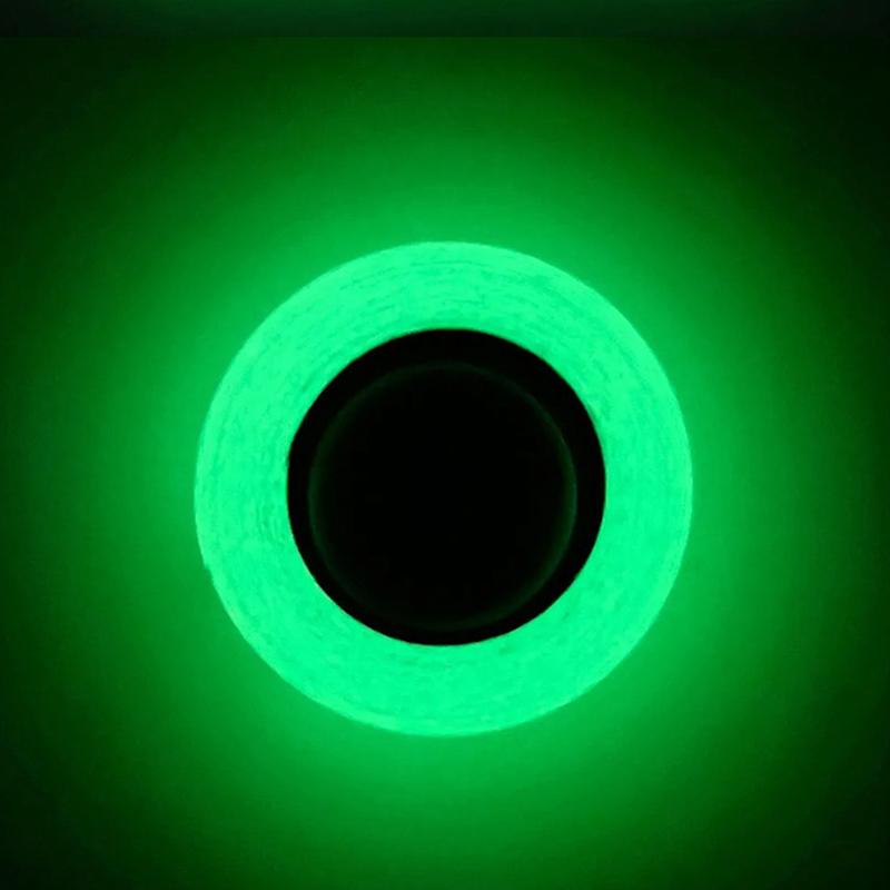 3M светящаяся флуоресцентная ночная самоклеящаяся лента для стикеров, светящаяся в темноте, предупреждающая клейкая лента для украшения дома