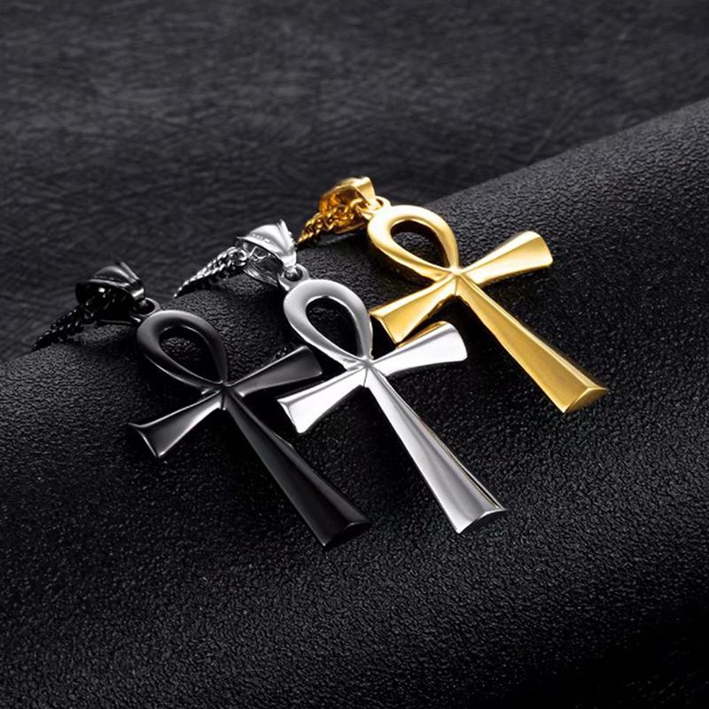 Подвеска египетский Анкх Распятие Ожерелья Подвески Ювелирные изделия Подарки Цепи
