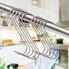 5PCS S-shaped Roast Sausage Kitchen Butcher Bacon Meat Processing Hanger BBQ Tools Meat Hooks Rack