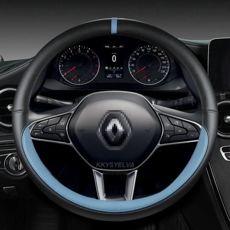 Чехол на руль автомобиля для Scenic Clio Laguna 2 3 4 5 Kangoo Fluence Megane Trafic Talisman Twingo Kaptur аксессуары