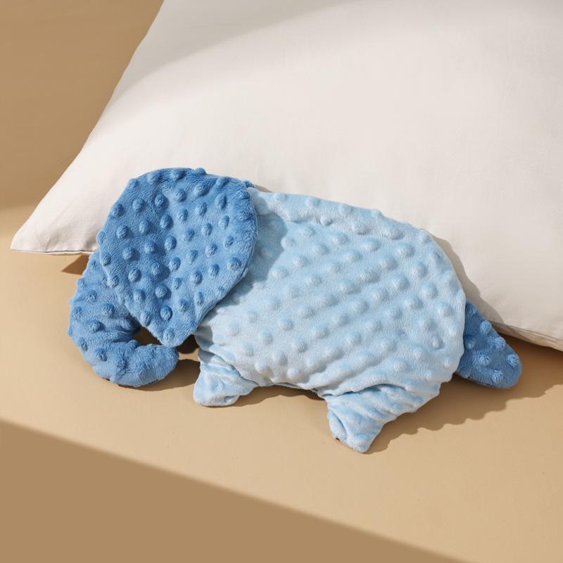 Двусторонняя успокаивающая подушка для сна младенца - Cartoon Crystal Velvet