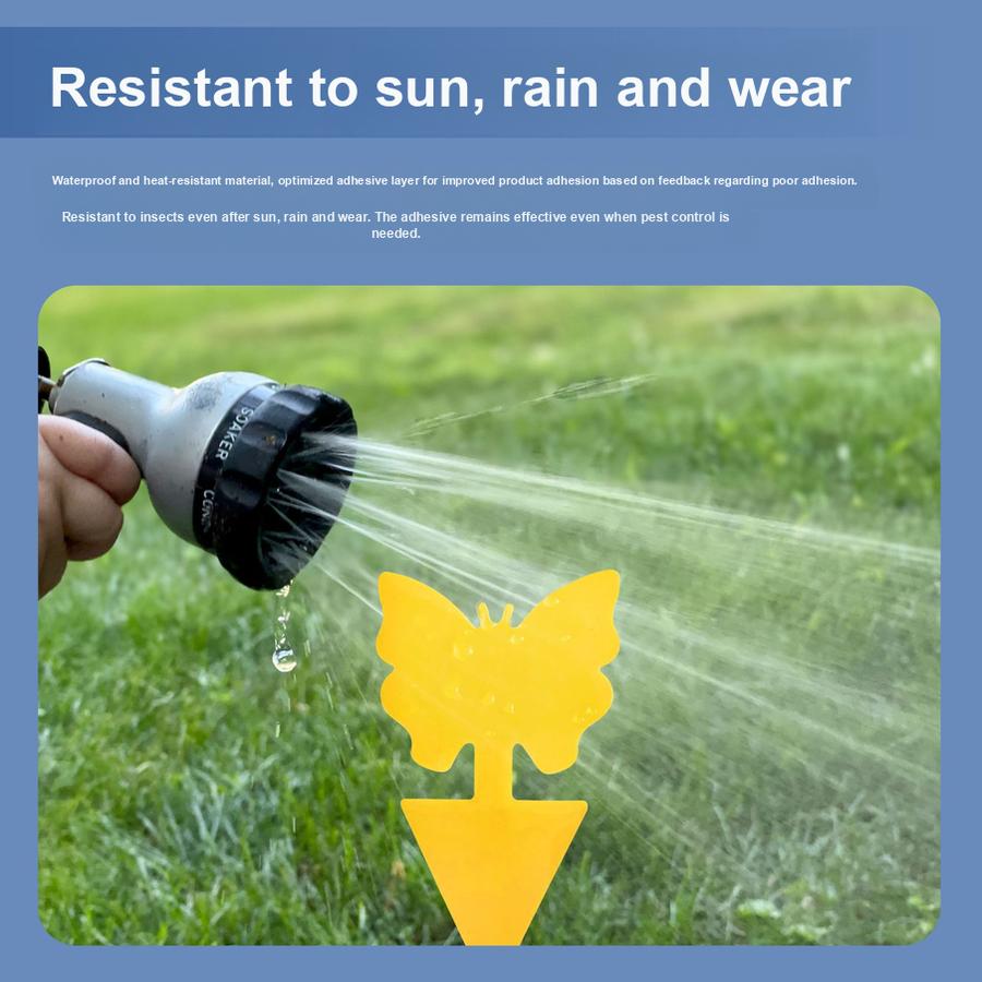 Ловушка для насекомых Липкая доска Деформация Ловушка для мух Ловушка для комаров Желтая доска Цветочный узор Липкая ловушка Ловец насекомых